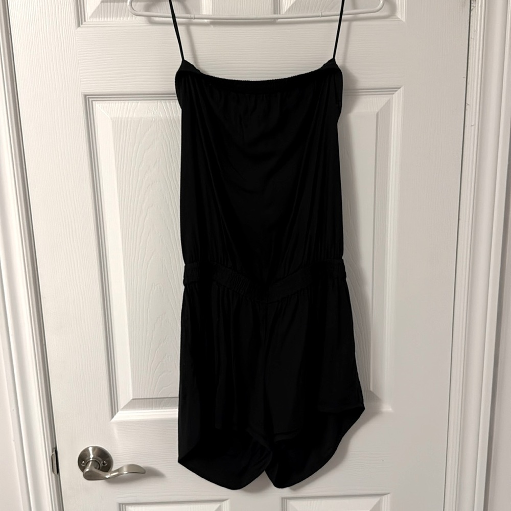 Azure Skies strapless jumpsuit